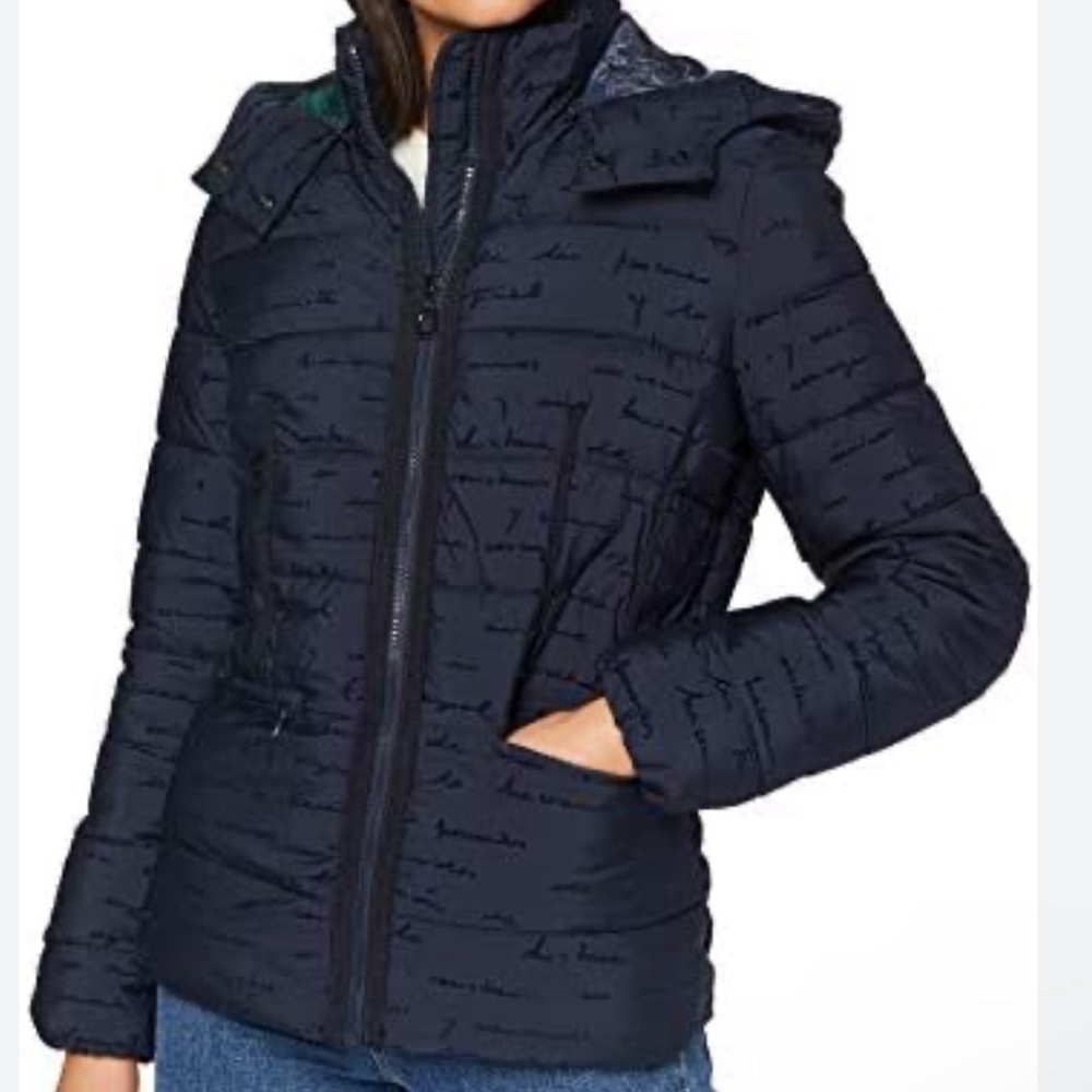 Desigual slim padded short jacket nwt